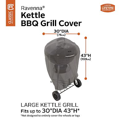 Classic Accessories Ravenna Large Kettle BBQ Grill Cover