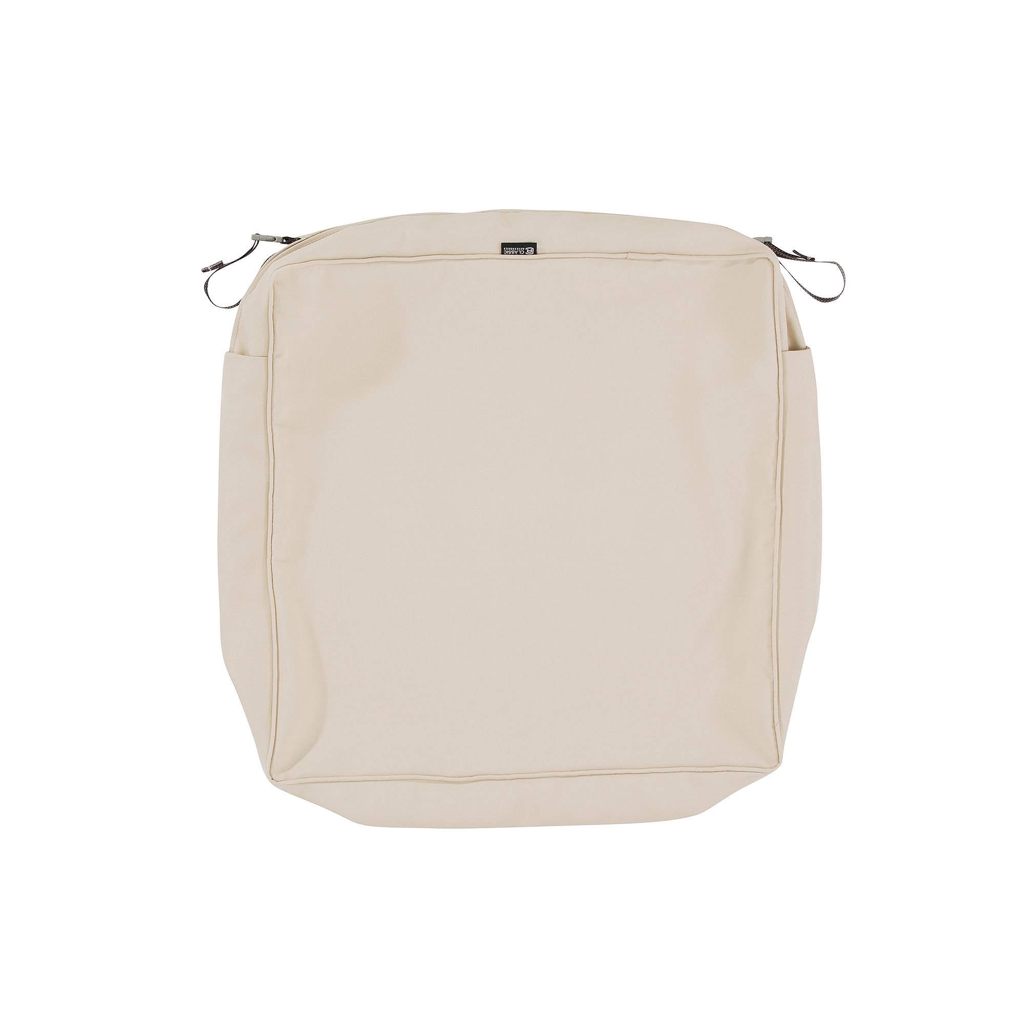 Classic Accessories Montlake FadeSafe Square Patio Lounge Seat Cushion Slip