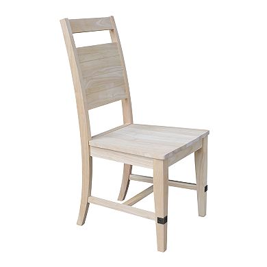 International Concepts Farmhouse Chic Dining Chair 2-piece Set