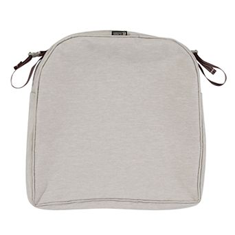 Classic Accessories 20" x 20" Montlake FadeSafe Contoured Patio Dining Seat Cushion Slip Cover