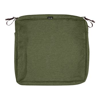 Classic Accessories Montlake FadeSafe Rectangular Patio Dining Seat Cushion Slip Cover