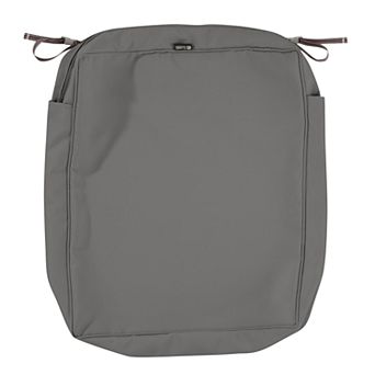 Classic Accessories 25 in Montlake FadeSafe Rectangular Patio Lounge Seat Cushion Slip Cover