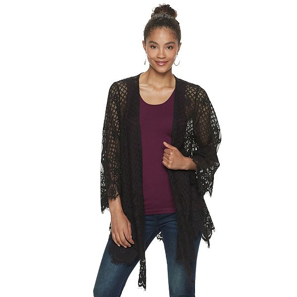 Kimono deals cardigan kohl's