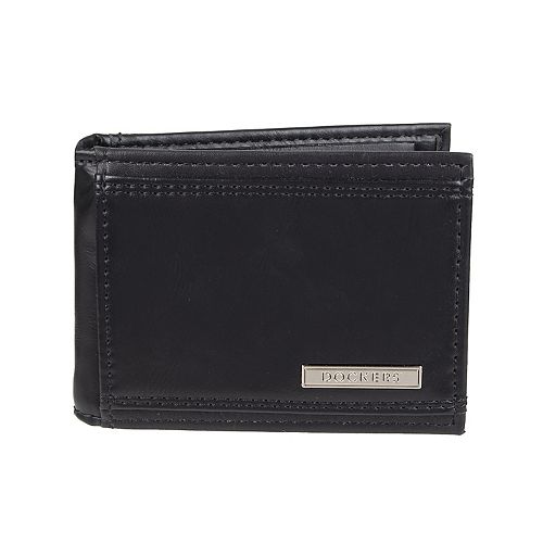 Men's Dockers® RFID Slim Front Pocket Wallet With Magnetic Money Clip
