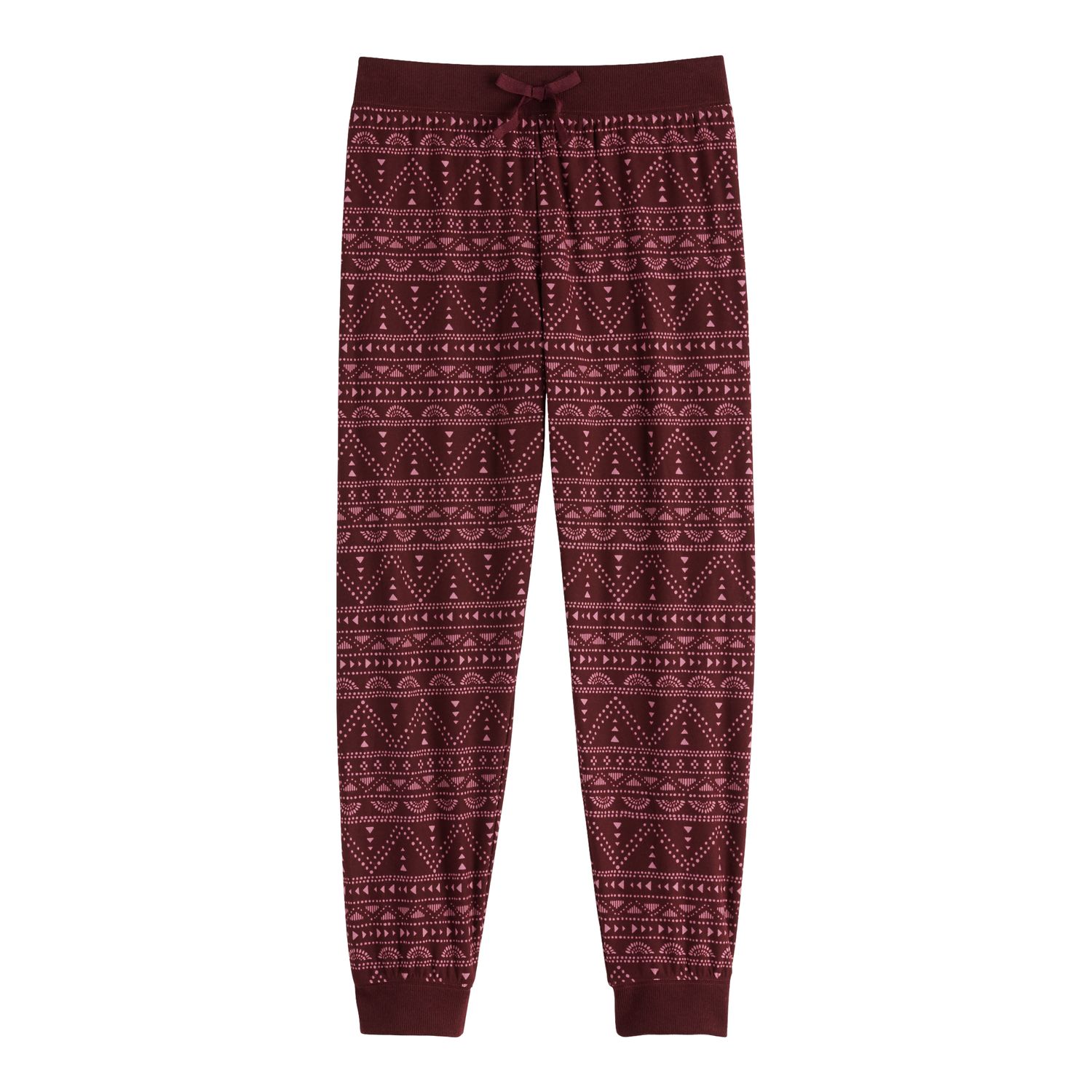 mudd printed joggers