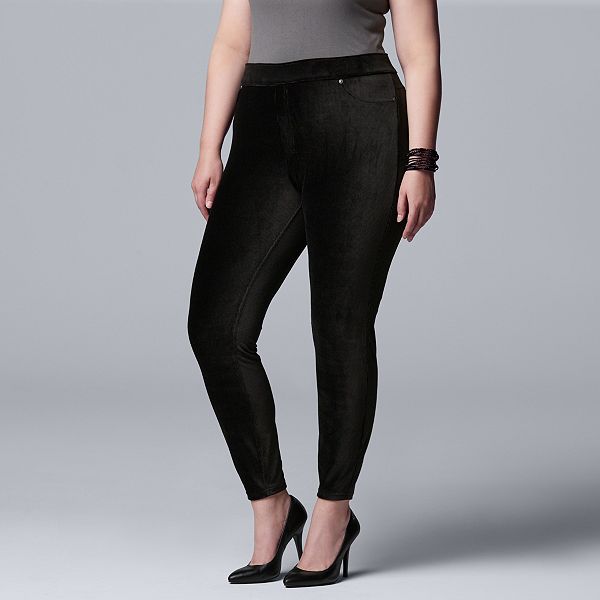 Kohls vera on sale wang corduroy leggings