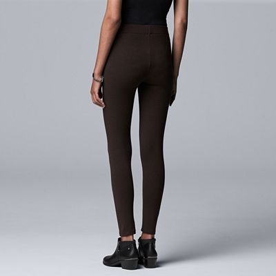 Women s Simply Vera Vera Wang Midrise Heavyweight Leggings