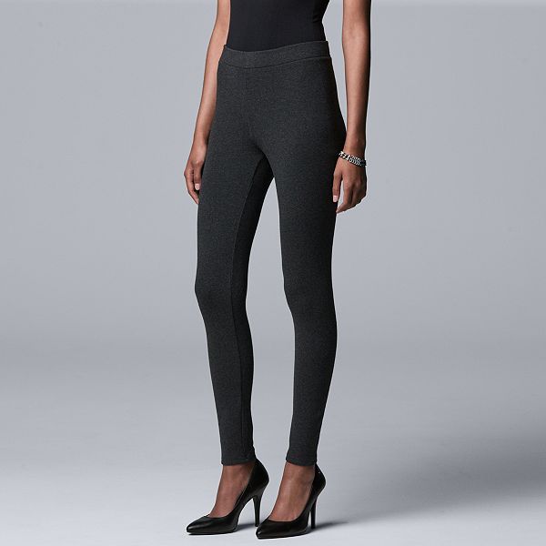 Women's Simply Vera Vera Wang Solid Leggings