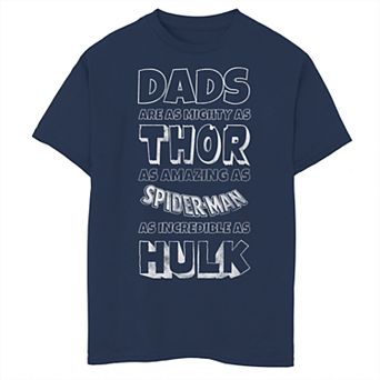 Boys' 8-20 Marvel Dads Tee