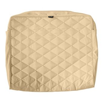 Classic Accessories 21" x 20" Montlake FadeSafe Patio Lounge Back Cushion Slip Cover