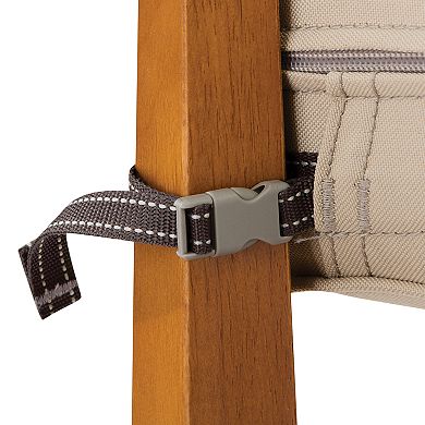 Classic Accessories Montlake FadeSafe Rectangular Patio Lounge Seat Cushion Slip Cover