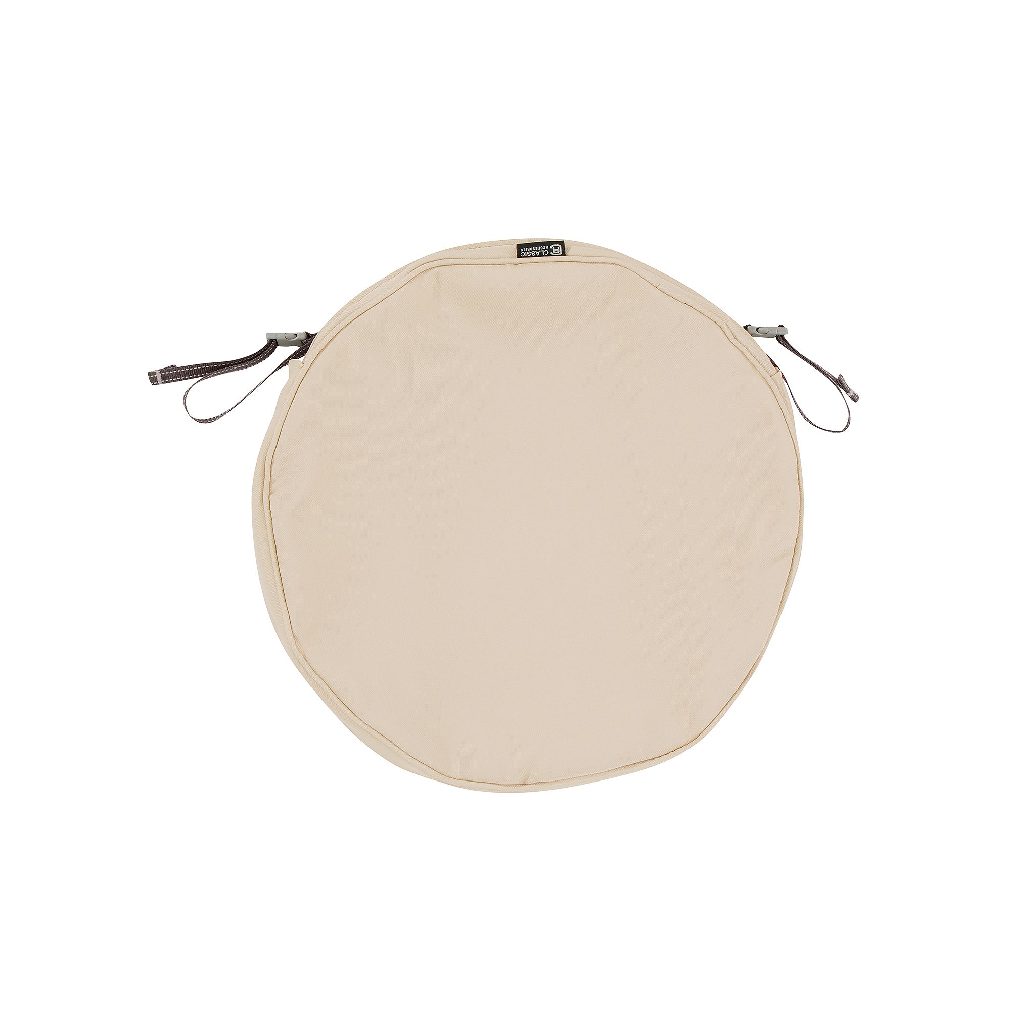 Classic Accessories Montlake FadeSafe Round Patio Dining Seat Cushion Slip 