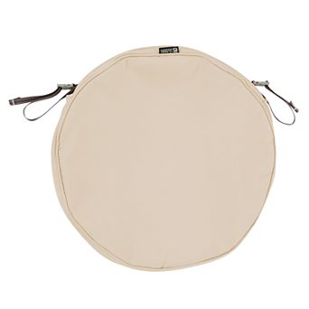 Classic Accessories Montlake FadeSafe Round Patio Dining Seat Cushion Slip Cover