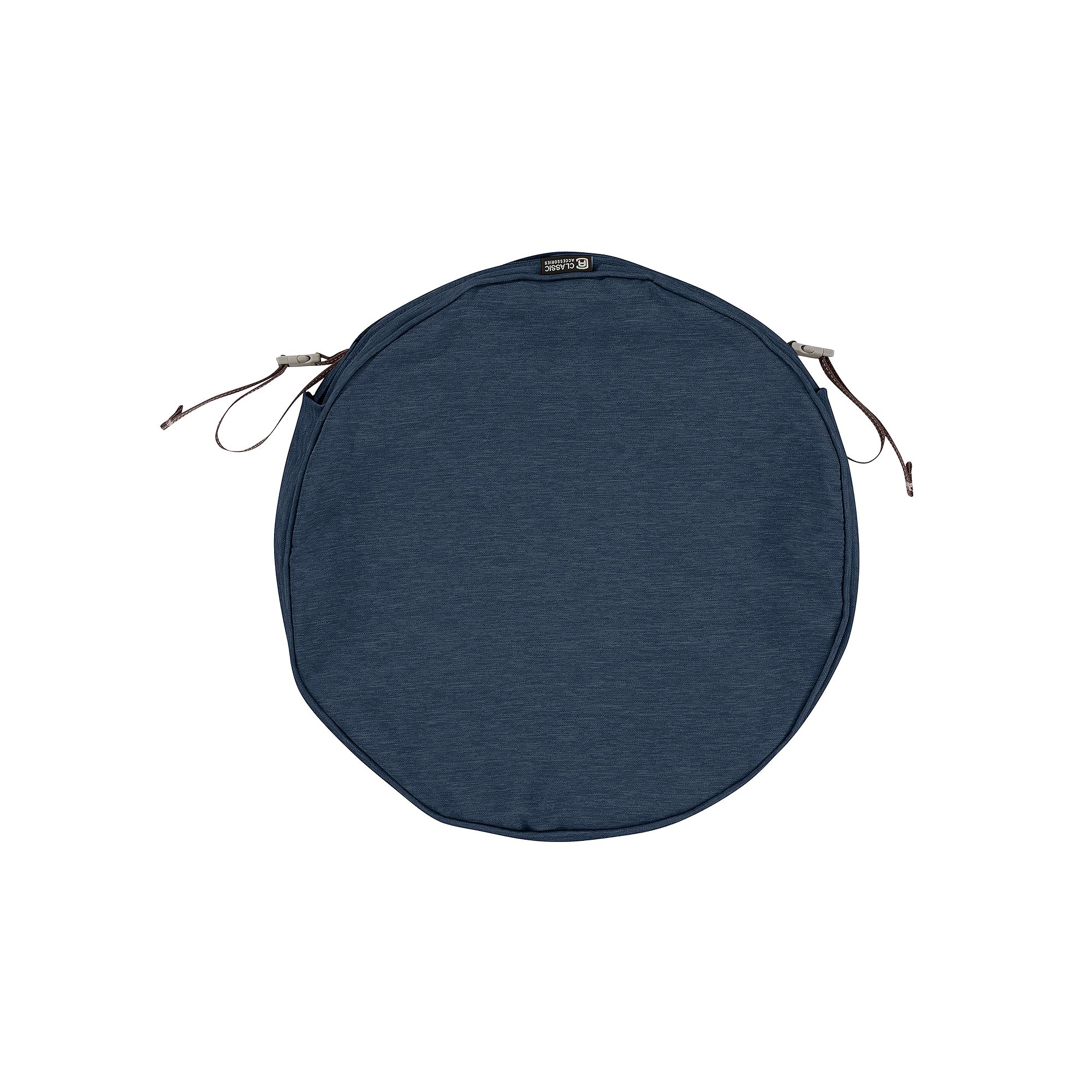 Classic Accessories Montlake FadeSafe Round Patio Dining Seat Cushion Slip 