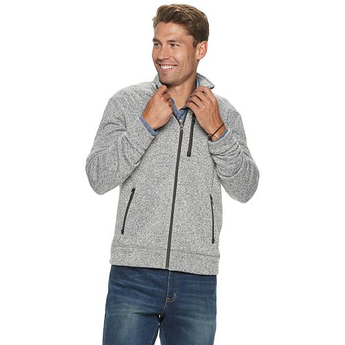 Men's SONOMA Goods for Life™ Supersoft Full-Zip Fleece Sweater