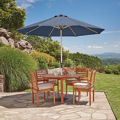 Classic Accessories Montlake FadeSafe Round Patio Dining Seat Cushion Slip Cover