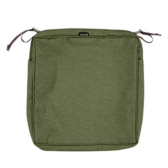 Classic Accessories Montlake FadeSafe Square Outdoor Patio Dining Seat Cushion Slip Cover