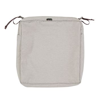 Classic Accessories Montlake FadeSafe Square Outdoor Patio Dining Seat Cushion Slip Cover