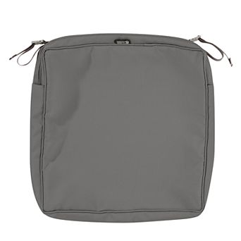 Classic Accessories Montlake FadeSafe Square Outdoor Patio Dining Seat Cushion Slip Cover