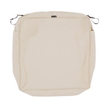 Classic Accessories Montlake FadeSafe Square Patio Lounge Seat Cushion Slip Cover