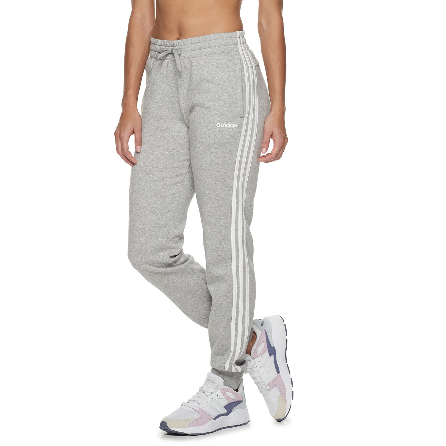 adidas joggers womens grey