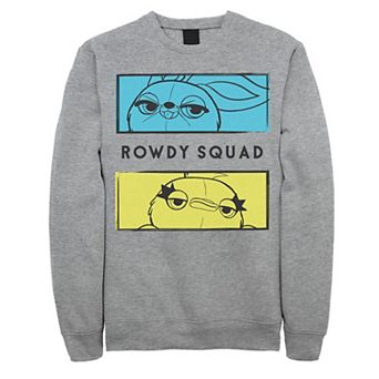 Juniors' Disney Pixar Toy Story 4 Ducky Bunny Rowdy Squad Boxes Fleece