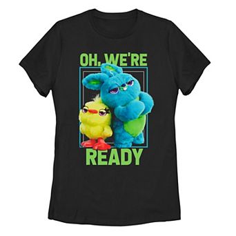 Juniors' Disney Pixar Toy Story 4 Ducky Bunny Arms Crossed Ready Tee