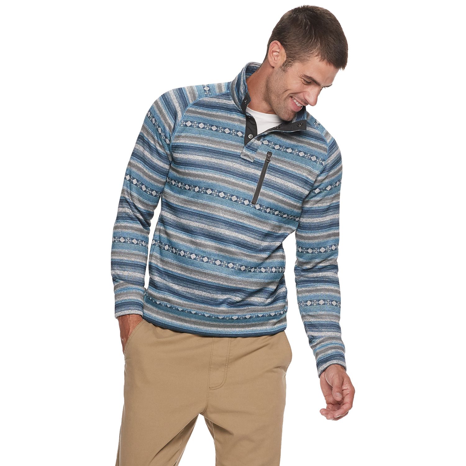 kohls mens mock turtleneck