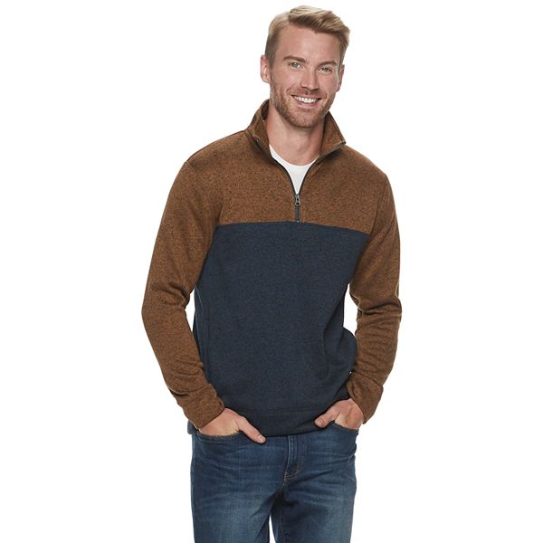 Kohls mens quarter zip on sale
