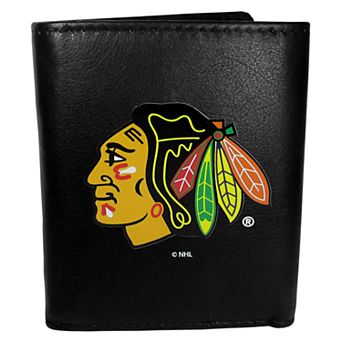 Chicago Blackhawks Leather Tri-Fold Wallet