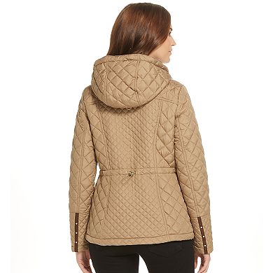 Women's Weathercast Hooded Quilted Anorak Jacket 