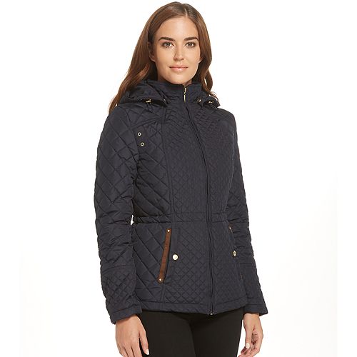 Women's Weathercast Hooded Quilted Anorak Jacket