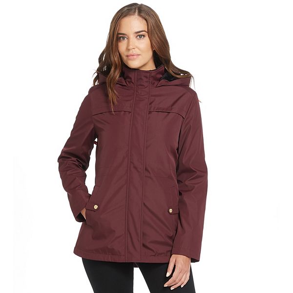 Women's Weathercast Hooded Bonded Anorak Rain Jacket
