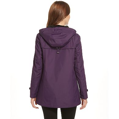 Women's Weathercast Hooded Midweight Bonded A-Line Jacket