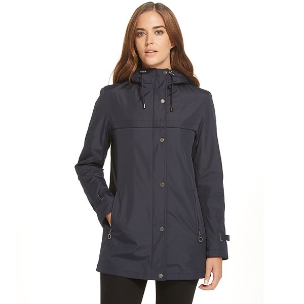 Women's Weathercast Hooded Midweight Bonded A-Line Jacket