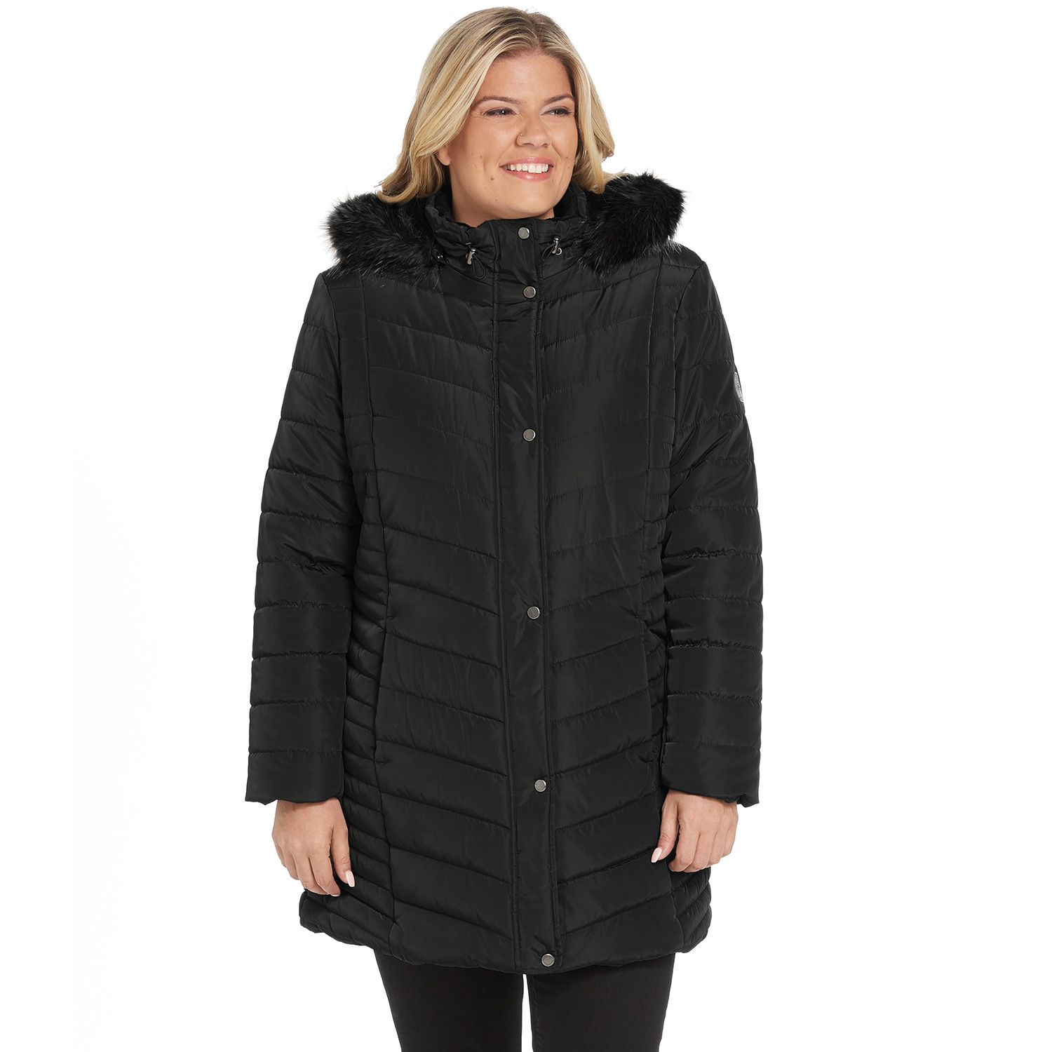 kohls womens coats plus size