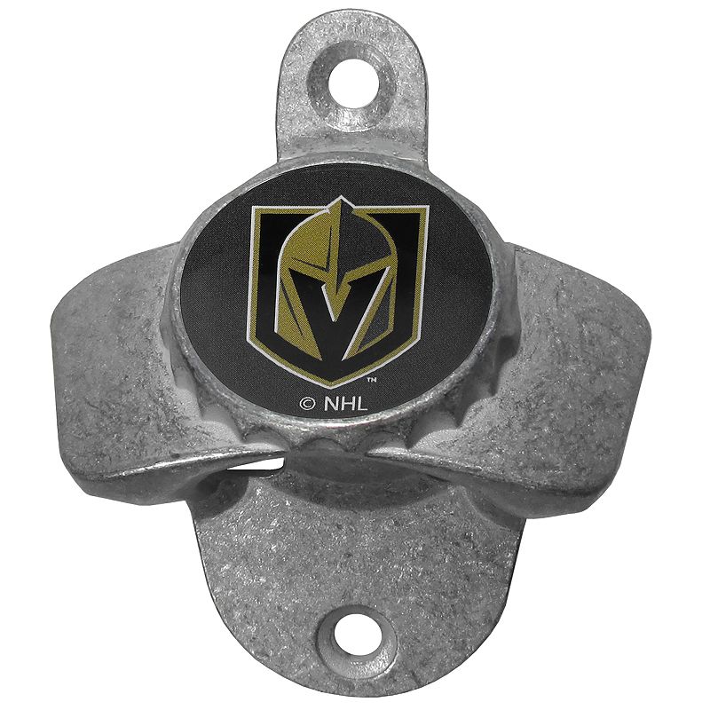 NHL Vegas Golden Knights Wall-Mounted Bottle Opener, Lvk Team