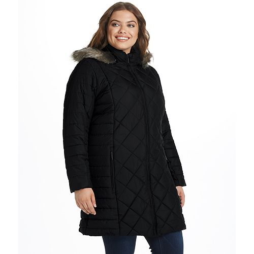 Women's Weathercast Heavyweight Mixed Quilted Puffer Jacket