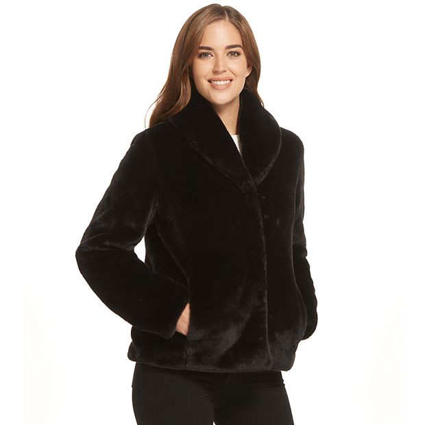 Kohls fuzzy outlet jacket