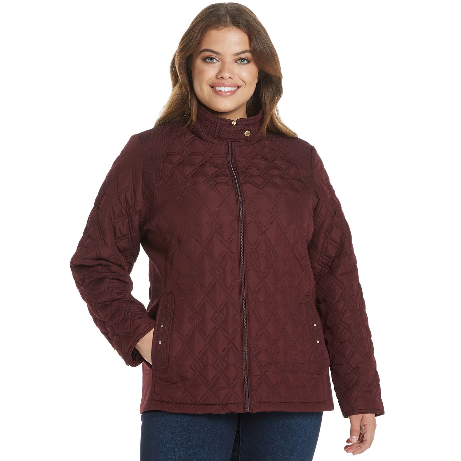 kohls quilted jacket