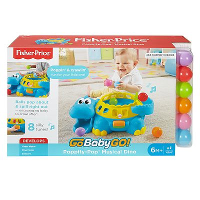 Fisher Price Go Baby Go Poppity Pop Musical Dino