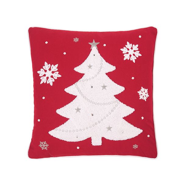 Snowy Trees Pillow by C&F Home