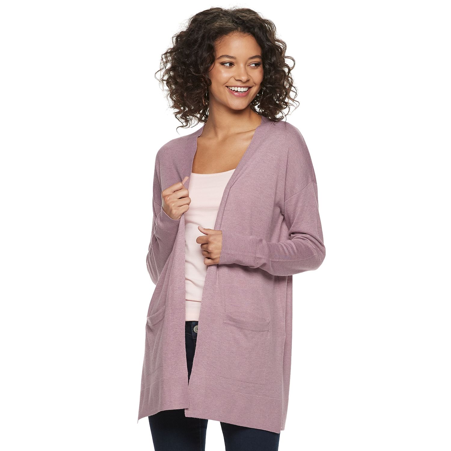 cardigan with slits on side