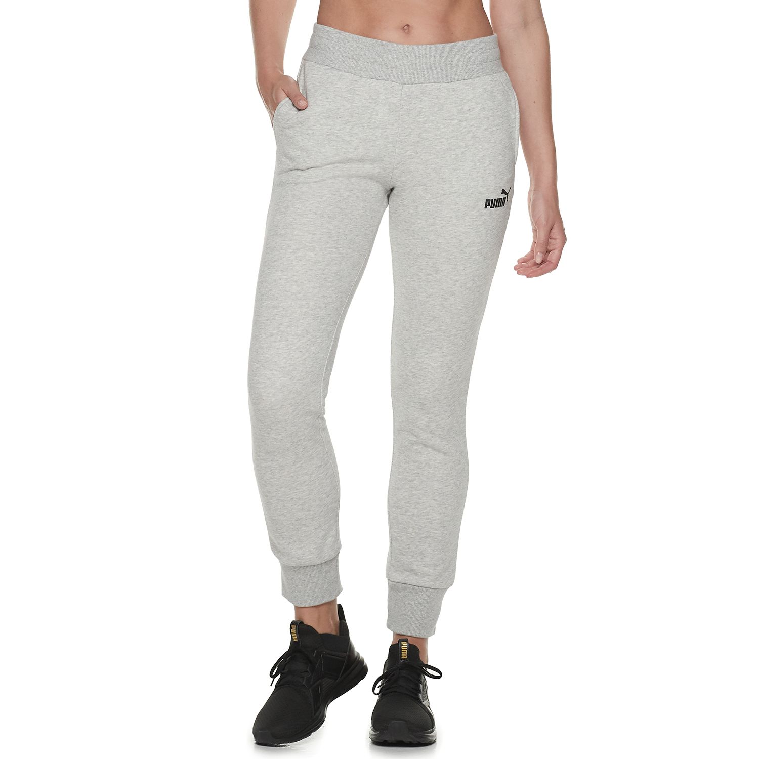 puma essentials fleece women's pants