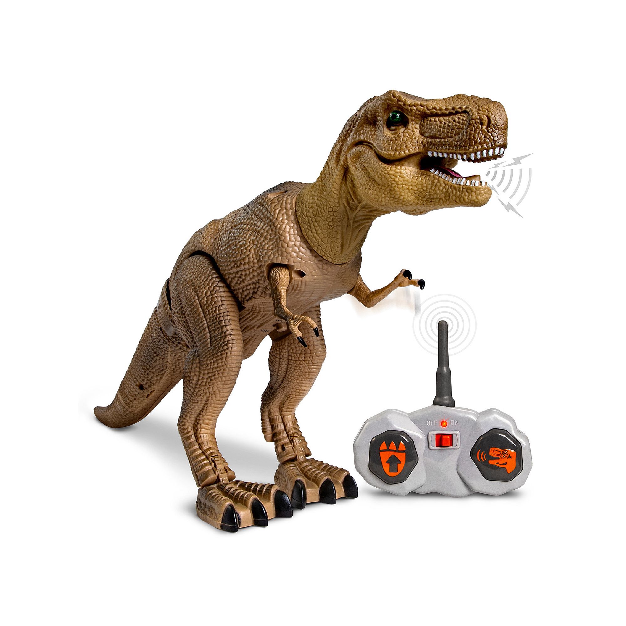 Discovery RC Dinosaur Toy, Brown
