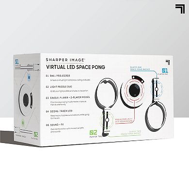 Sharper Image Virtual LED Space Pong Game