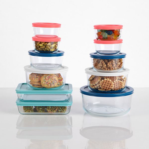 Pyrex 22pc Glass Food Storage Container Set