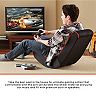 Sharper Image Foldable Gaming Chair with Onboard Speakers