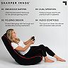 Sharper Image Foldable Gaming Chair with Onboard Speakers