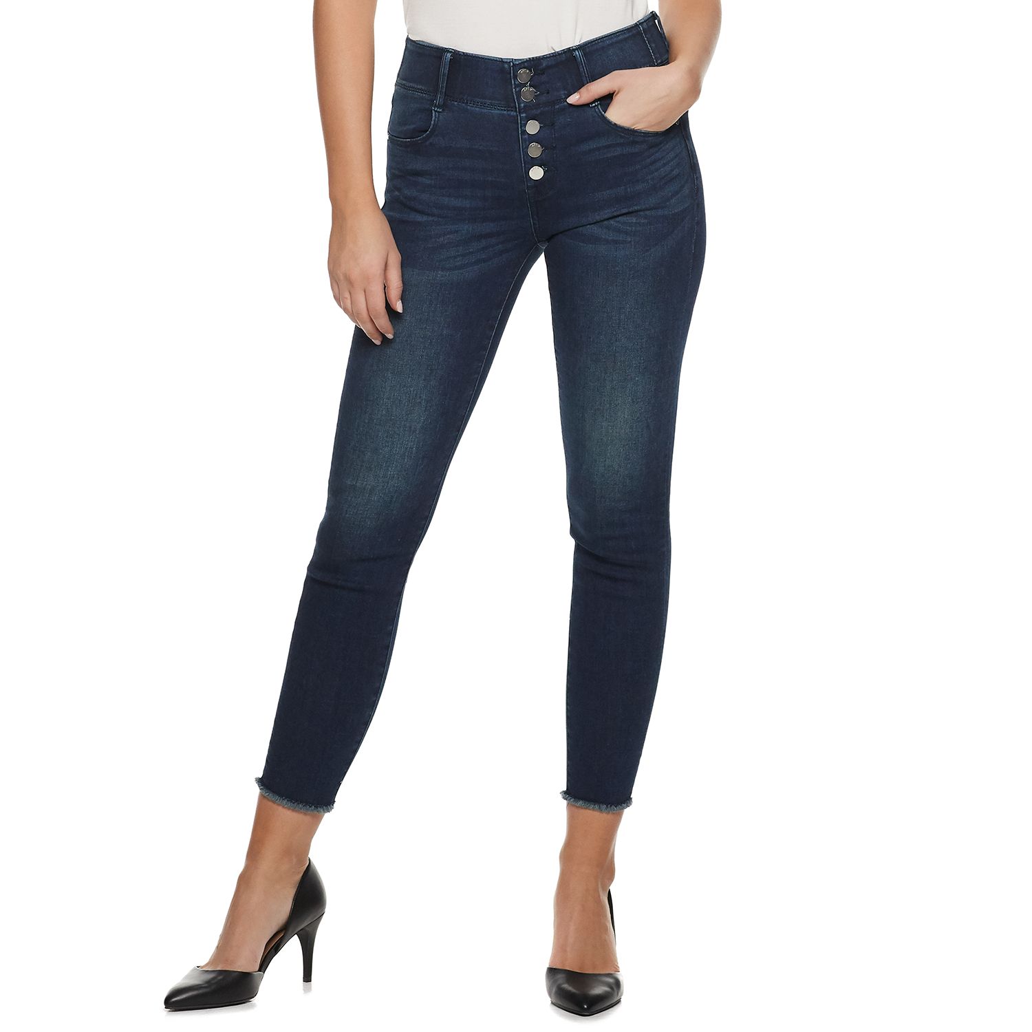 kohls tummy control jeans